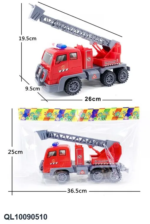 Inertial Fire Truck OPP Bag wholesale from Qili Toys