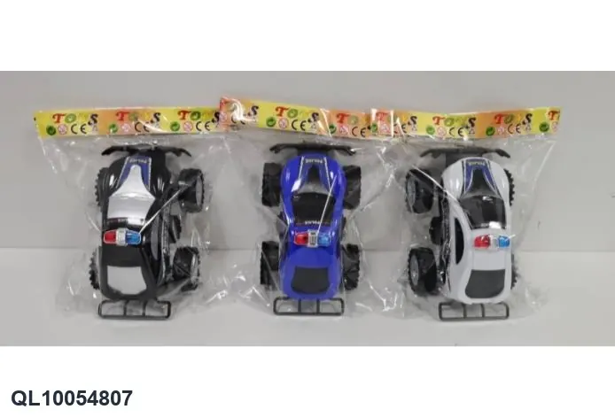 Inertial Off-Road Police Car OPP Bag wholesale from Qili Toys