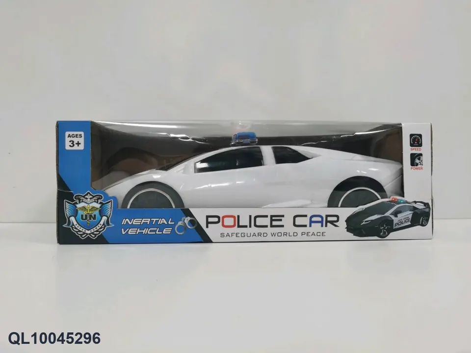 Inertial Police Car Window Box wholesale from Qili Toys