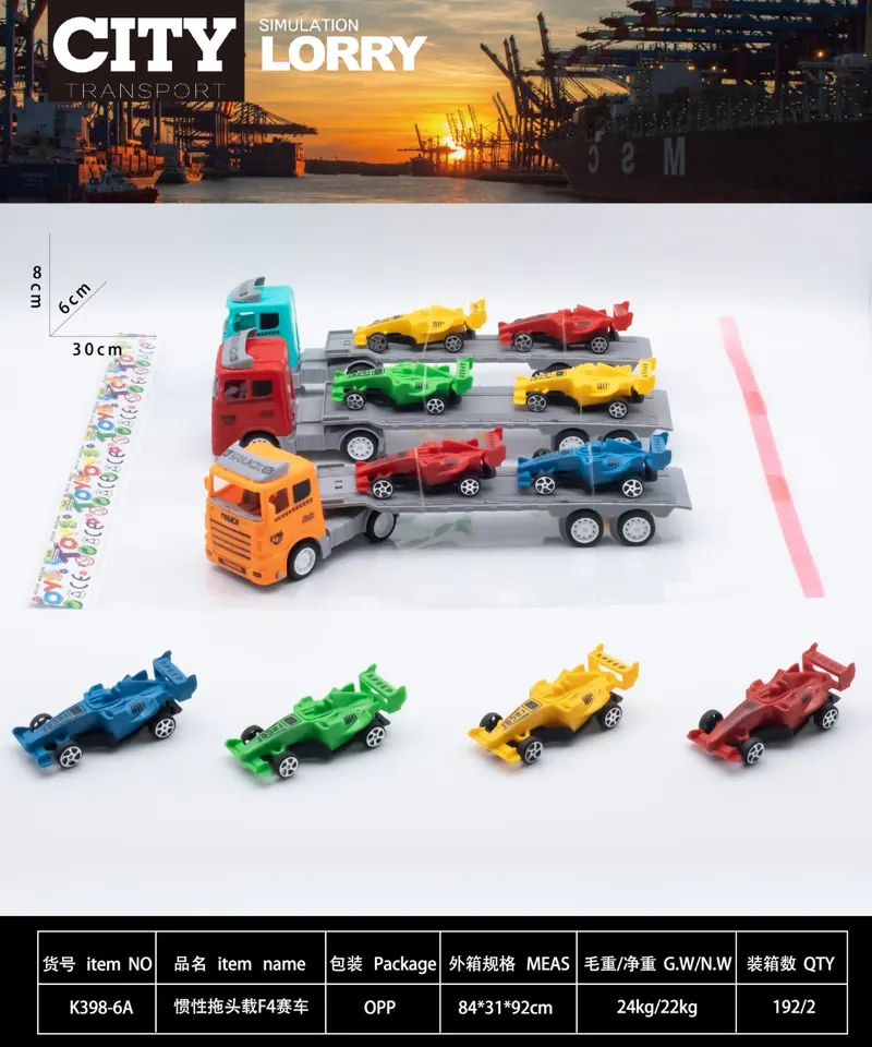 Inertial-Assisted Formula 1 Car OPP Bag wholesale from Qili Toys