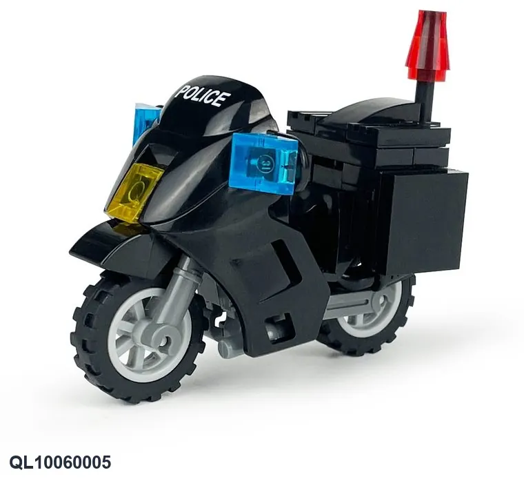 Iron Cavalry Police Motorcycle Bagged Pack wholesale from Qili Toys