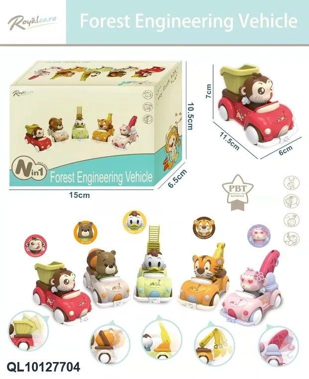 "Jungle Squad" Off-Road Vehicle Color Box wholesale from Qili Toys