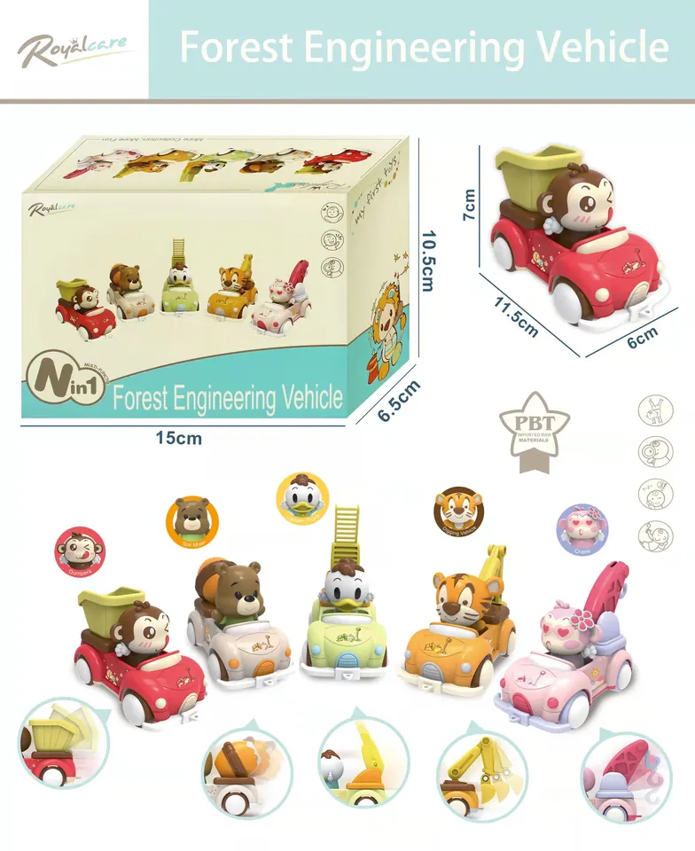 "Jungle Squad" Off-Road Vehicle Color Box wholesale from Qili Toys
