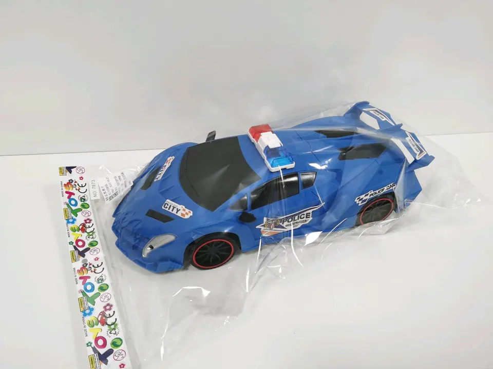 Lamborghini English Police Car (white and blue mixed) OPP Bag wholesale from Qili Toys