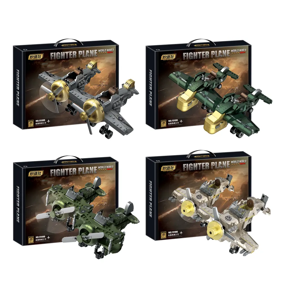 Mini WWII Plane Color Box wholesale from Qili Toys