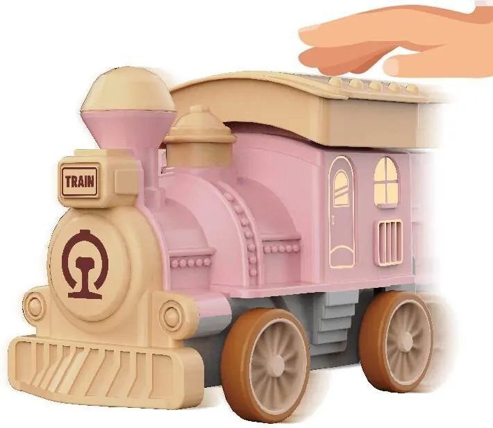 Press Train With Light, Music And Electricity Included Color Box wholesale from Qili Toys