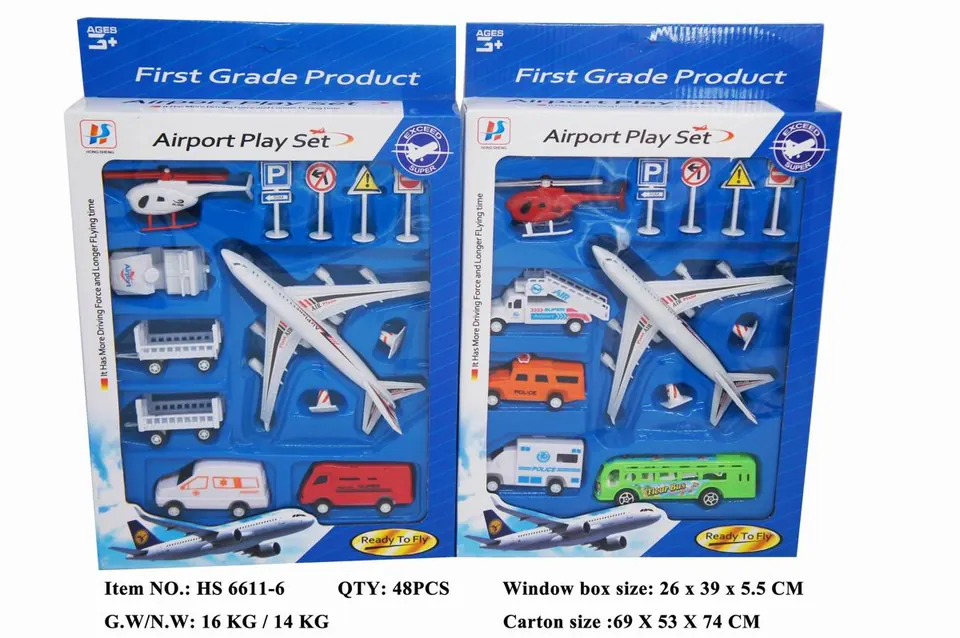 Pull Back Aircraft Set Type 2 Window Box wholesale from Qili Toys