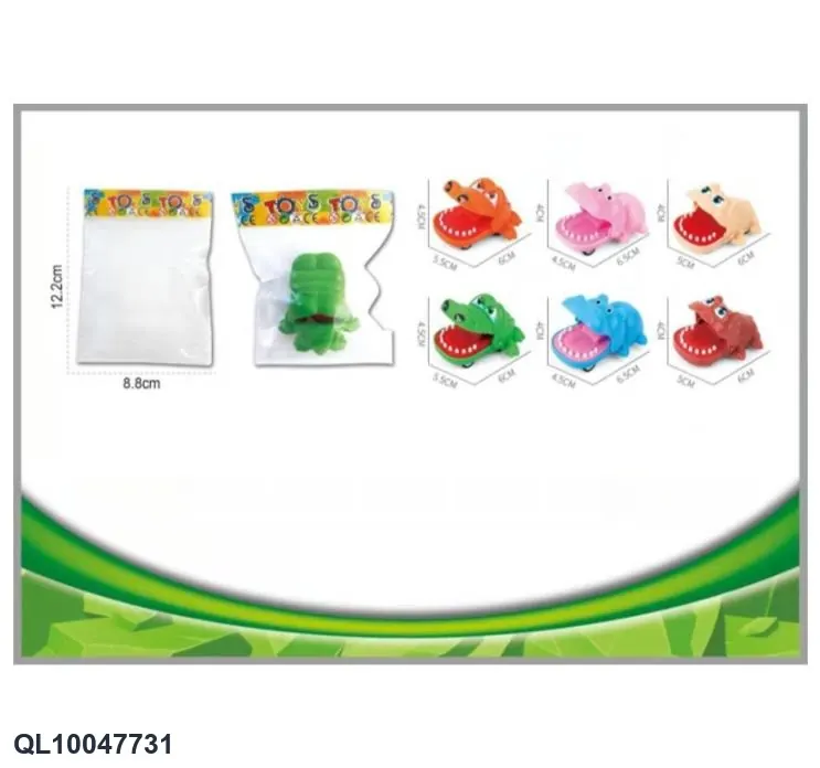 Pull Back Cartoon Animals OPP Bag wholesale from Qili Toys