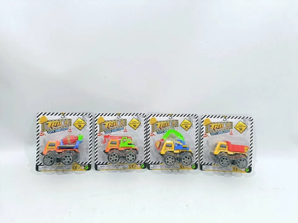 Pull Back Engineering Vehicle Blister Board wholesale from Qili Toys