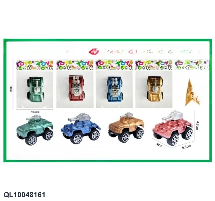 Pull Back Military Vehicle OPP Bag wholesale from Qili Toys
