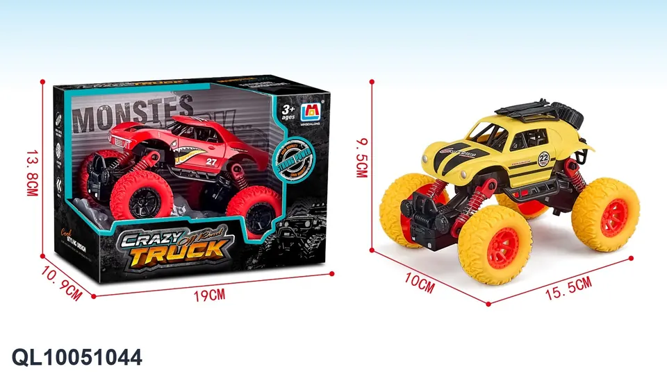 Pull Back Stunt Car Display Box wholesale from Qili Toys