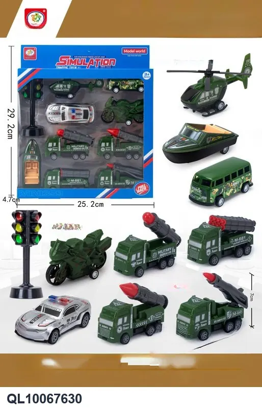 Return Military Set 10 Window Boxes wholesale from Qili Toys