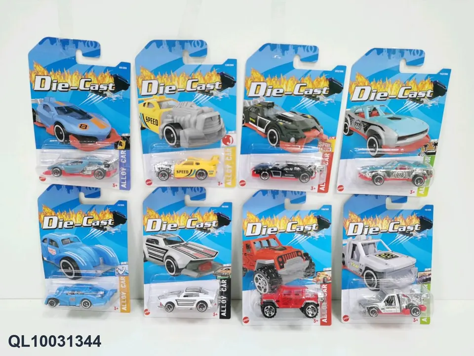 Skate Alloy Car (8 models mixed) Blister Board wholesale from Qili Toys