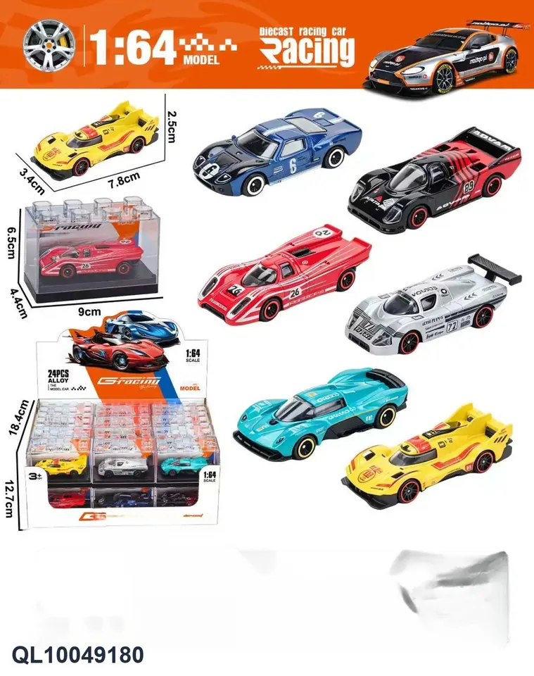 Sliding Alloy Formula Car Display Box wholesale from Qili Toys