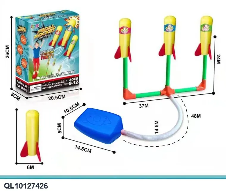 "Step On A Rocket Launcher" Color Box wholesale from Qili Toys