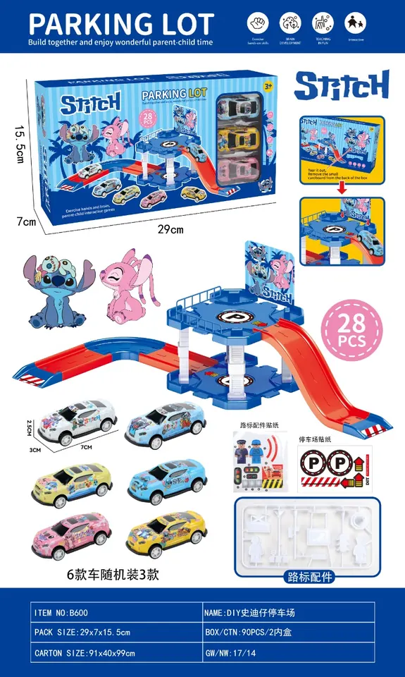 Stitch DIY Parking Lot/Scene Toys Window Box wholesale from Qili Toys