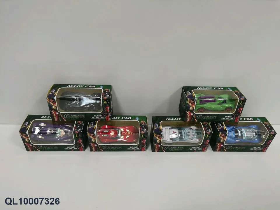 Superhero Team Simulation Alloy Car/1 Pack Window Box wholesale from Qili Toys