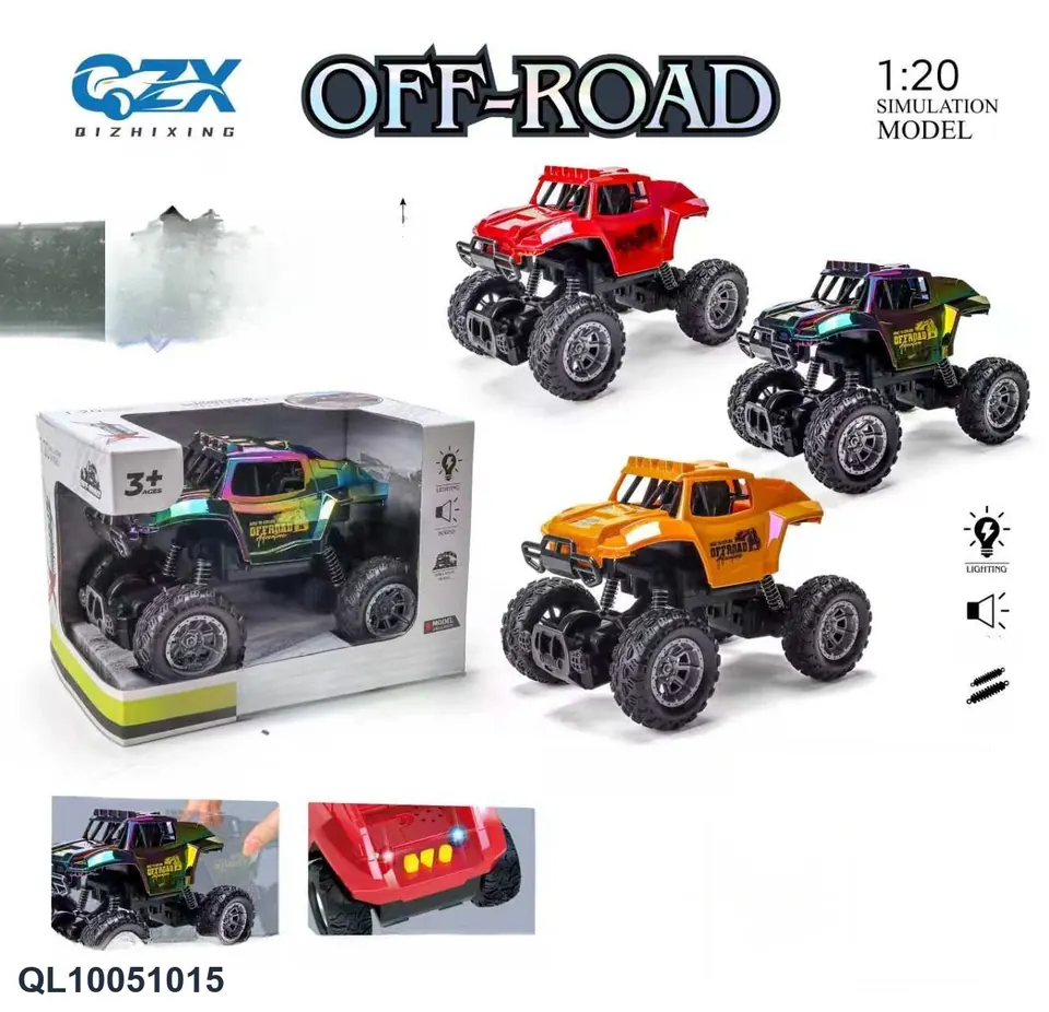 Symphony Inertia Sound And Light Pickup Off-Road Vehicle Window Box wholesale from Qili Toys