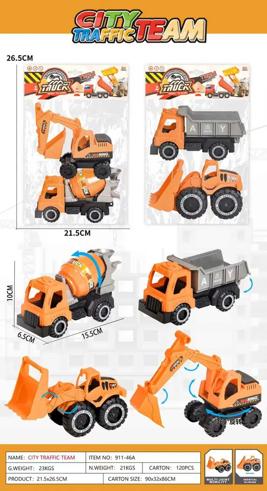 Taxi Engineering Vehicle PVC Header Bag wholesale from Qili Toys