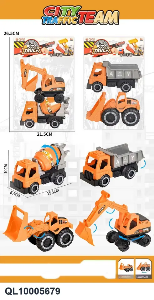 Taxi Engineering Vehicle PVC Header Bag wholesale from Qili Toys