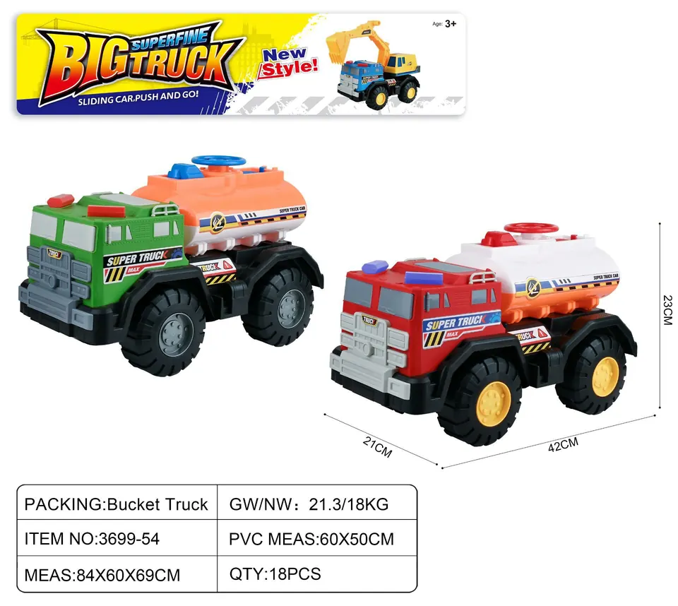 Taxi Tank Truck PVC Header Bag wholesale from Qili Toys