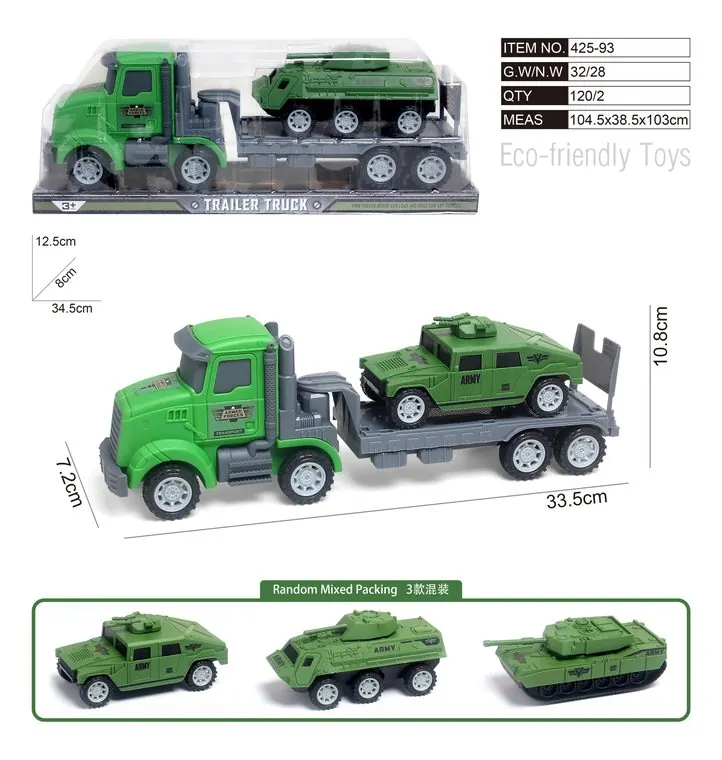 Towed Vehicle + Armored Vehicle PVC Cover For A Box wholesale from Qili Toys