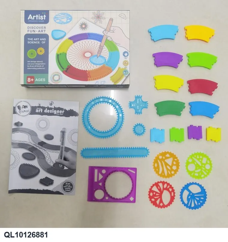 Track + 4-Tooth + Small Spiral Gauge Color Box wholesale from Qili Toys