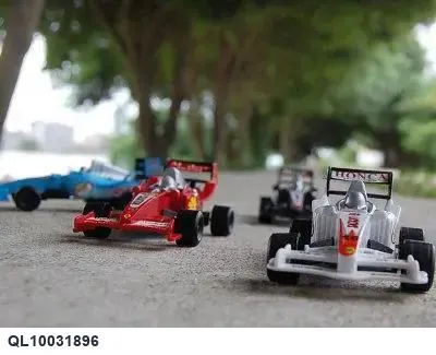 Two F1-Style Race Car Models (3c certified, for scale models) OPP Bag wholesale from Qili Toys