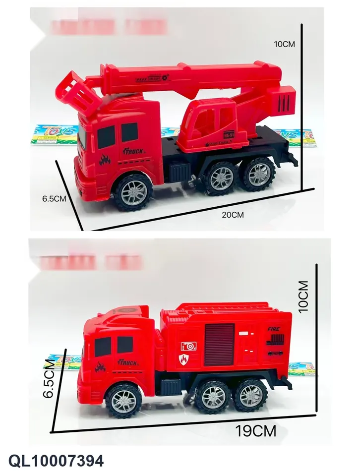Two Types Of Sliding Fire Trucks OPP Bag wholesale from Qili Toys
